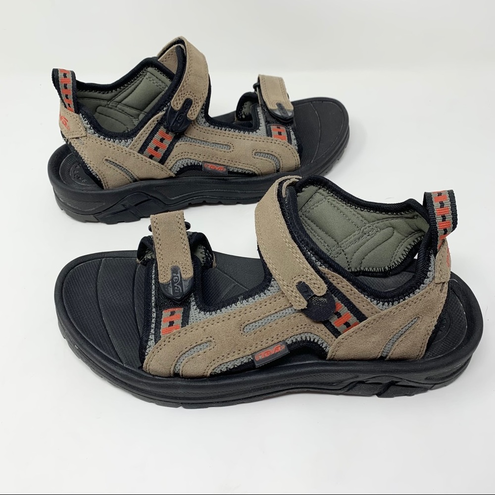 Teva Shoes 6758 Men’s Tan Suede Trail Sandals